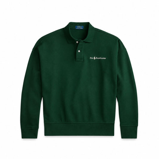 Ralph Lauren Logo Sweatshirt Mit Polokragen