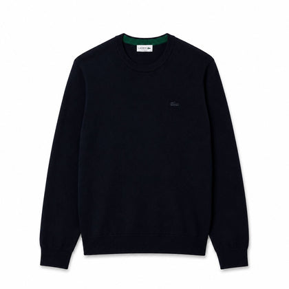 Lacoste Merinowolle Pullover Mit Rundhalsausschnitt