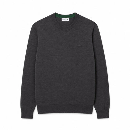 Lacoste Merinowolle Pullover Mit Rundhalsausschnitt