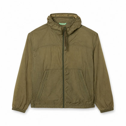 Lacoste Wasserabweisende Packbare Nylon Jacke
