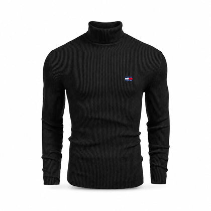 Tommy Hilfiger Rollkragen-Pullover Mit Zopfmuster Aus Wolle