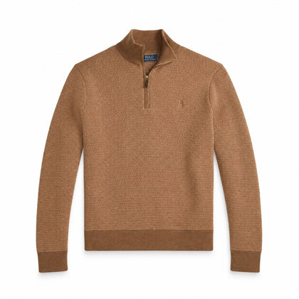 Ralph Lauren Waschbarer Woll-Pullover Mit Viertel-Reißverschluss