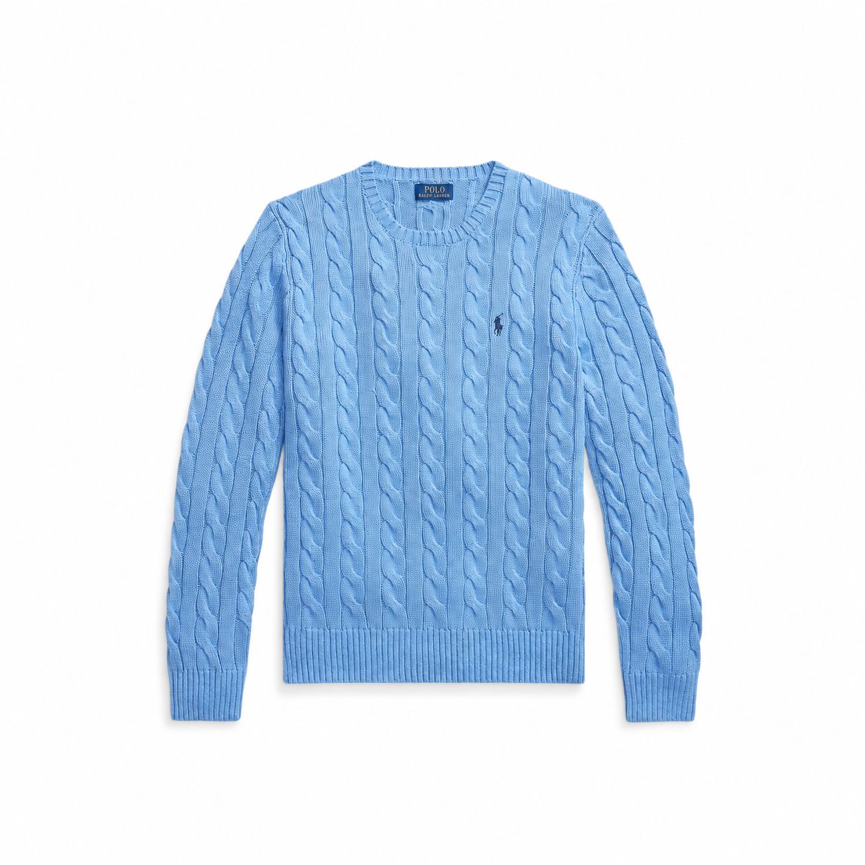 Ralph Lauren Baumwoll-Pullover Mit Zopfmuster