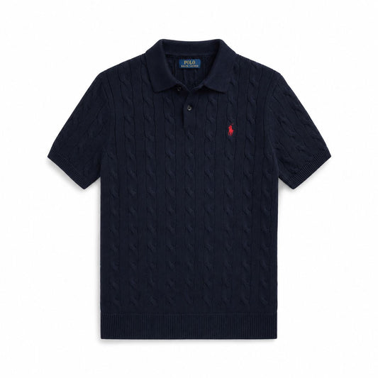 Ralph Lauren Polo-Pullover Aus Baumwolle Mit Zopfmuster