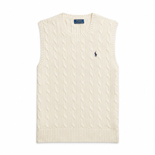 Ralph Lauren Pullunder Aus Baumwolle Mit Zopfmuster