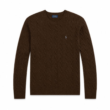 Ralph Lauren Zopfstrick-Pullover Aus Wolle-Kaschmir