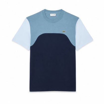 Lacoste Baumwoll-Jersey T-SHIRT Mit Colour-Block Design