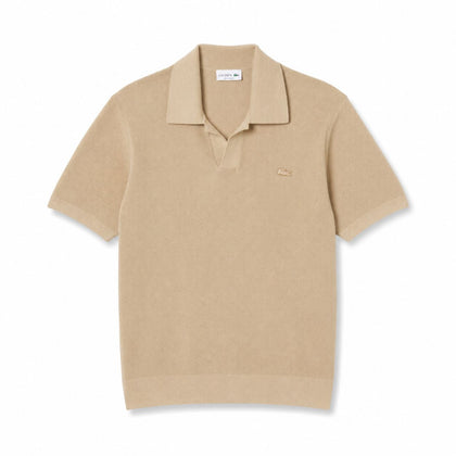 Lacoste Polo-Pullover Aus Baumwoll-Mix Mit Offenem Kragen