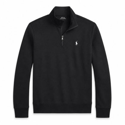 Ralph Lauren Doppelstrick Stehkragen Pullover Mit Reißverschluss