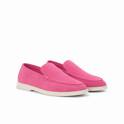 Loro Piana Mokassin Summer Walk - Fuchsia Rosa