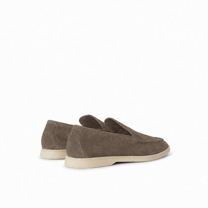 Loro Piana Mokassin Summer Walk - Taupebraun