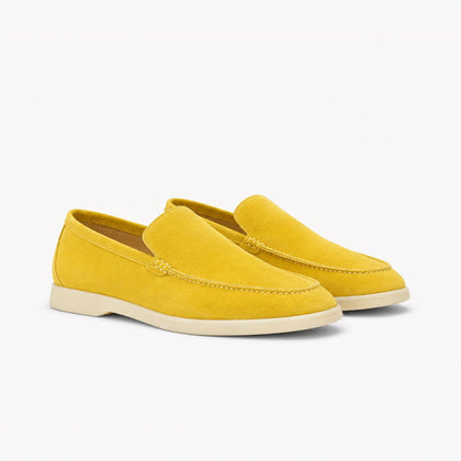 Loro Piana Mokassin Summer Walk - Safrangelb