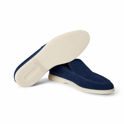 Loro Piana Mokassin Summer Walk - Nachtblau