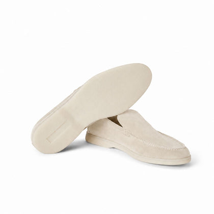 Loro Piana Mokassin Summer Walk - Sandbeige