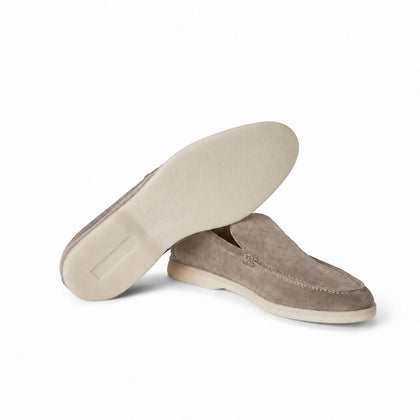 Loro Piana Mokassin Summer Walk - Greige