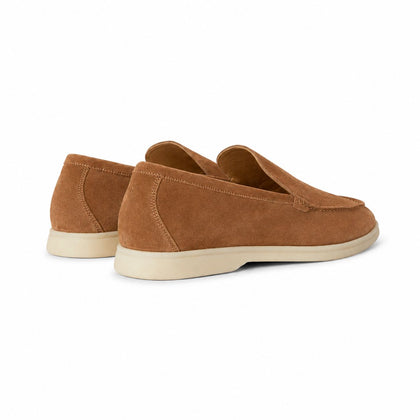 Loro Piana Mokassin Summer Walk - Cognacbraun