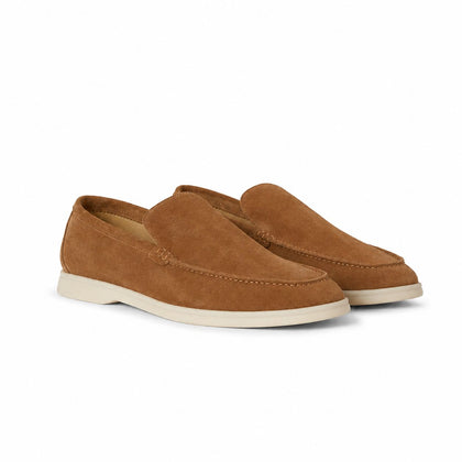 Loro Piana Mokassin Summer Walk - Cognacbraun