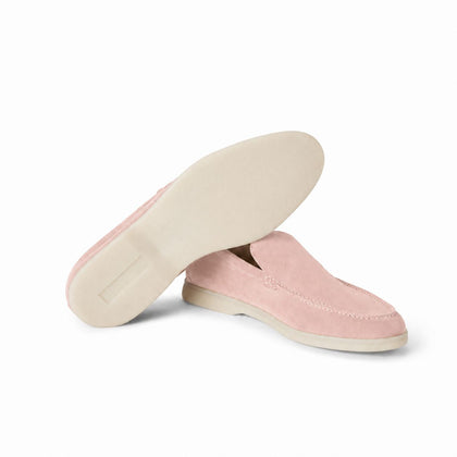 Loro Piana Mokassin Summer Walk - Rosé-Beige