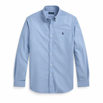 Ralph Lauren Slim Fit Oxford Hemd - Garment-Dyed