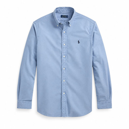 Ralph Lauren Slim Fit Oxford Hemd - Garment-Dyed