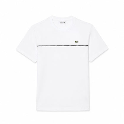Lacoste Herren T-SHIRT Aus Baumwoll-Jersey Mit Kontrastbesatz