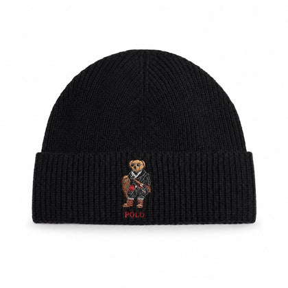 Ralph Lauren Polo Bear Rippstrickmütze