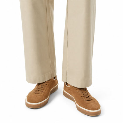 Loro Piana Sneaker Tennis Walk Herren - Light Sand Dune