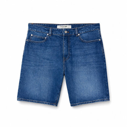 Lacoste Straight Fit Denim Bermuda Shorts
