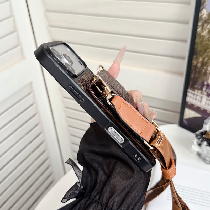 Crossbody LV Style iPhone Case for 12-17/Pro/ Pro Max/Plus/Air photo 7