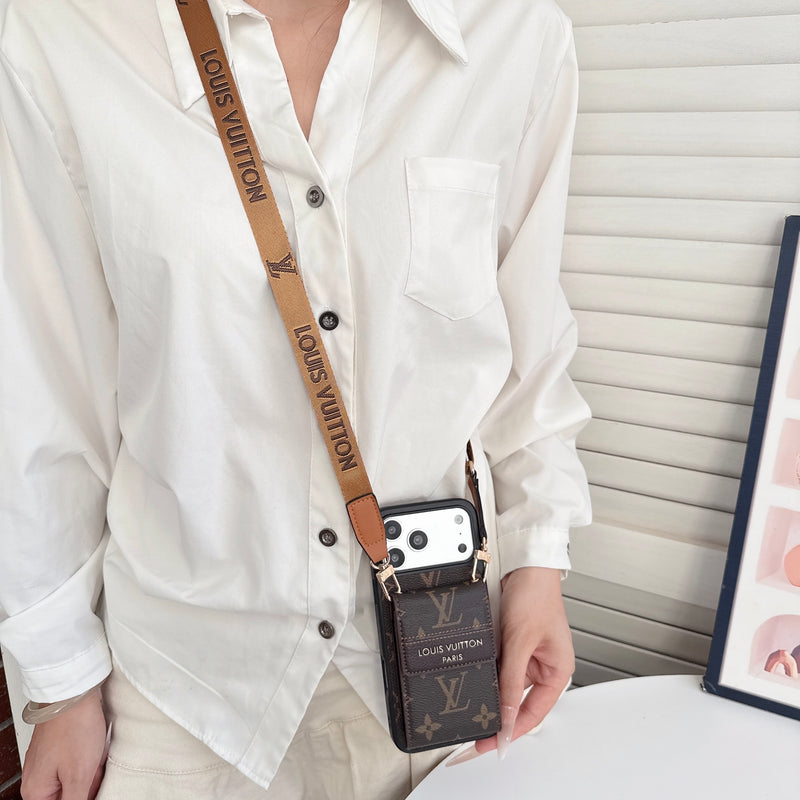 Crossbody LV Style iPhone Case for 12-17/Pro/ Pro Max/Plus/Air photo 5