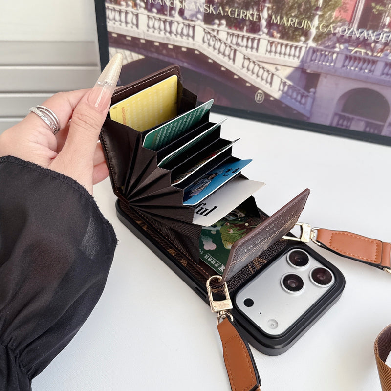 Crossbody LV Style iPhone Case for 12-17/Pro/ Pro Max/Plus/Air photo 4