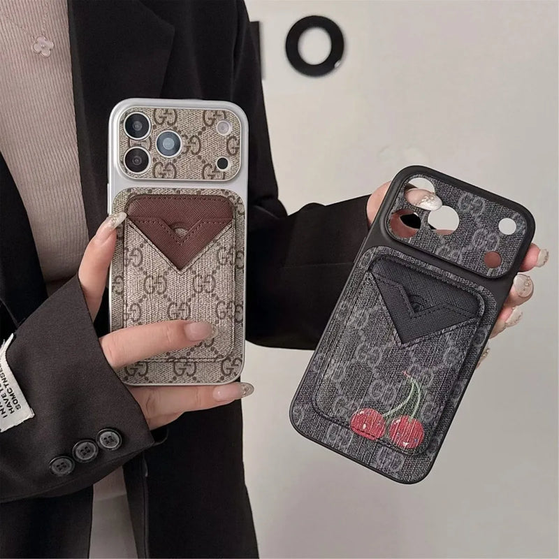 GG Style Phone case Magnet Card Holder iPhone 13-17 / Pro / Pro Max / Plus / Air photo 2