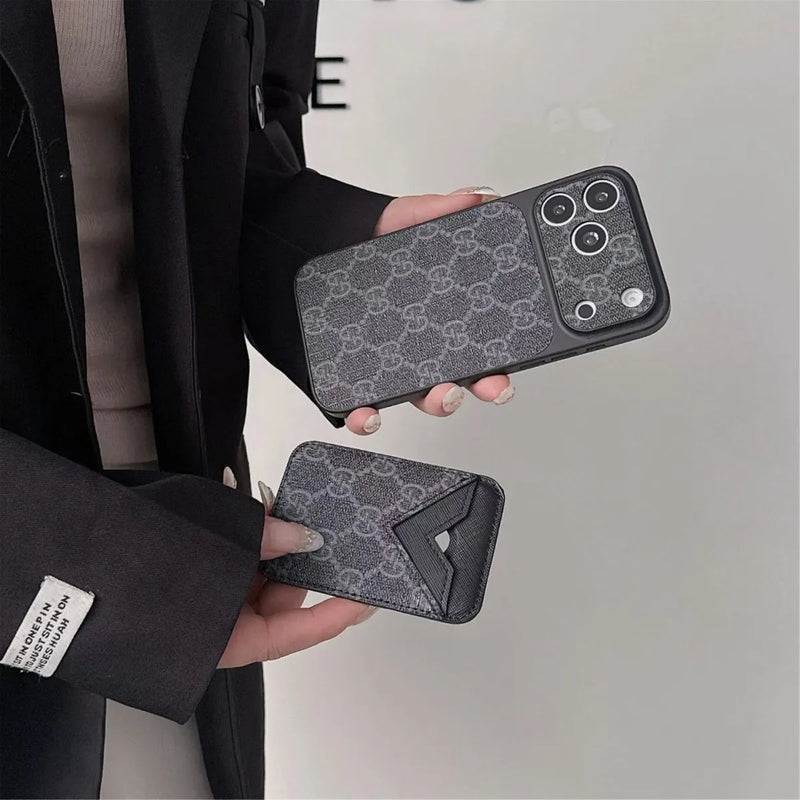 GG Style Phone case Magnet Card Holder iPhone 13-17 / Pro / Pro Max / Plus / Air