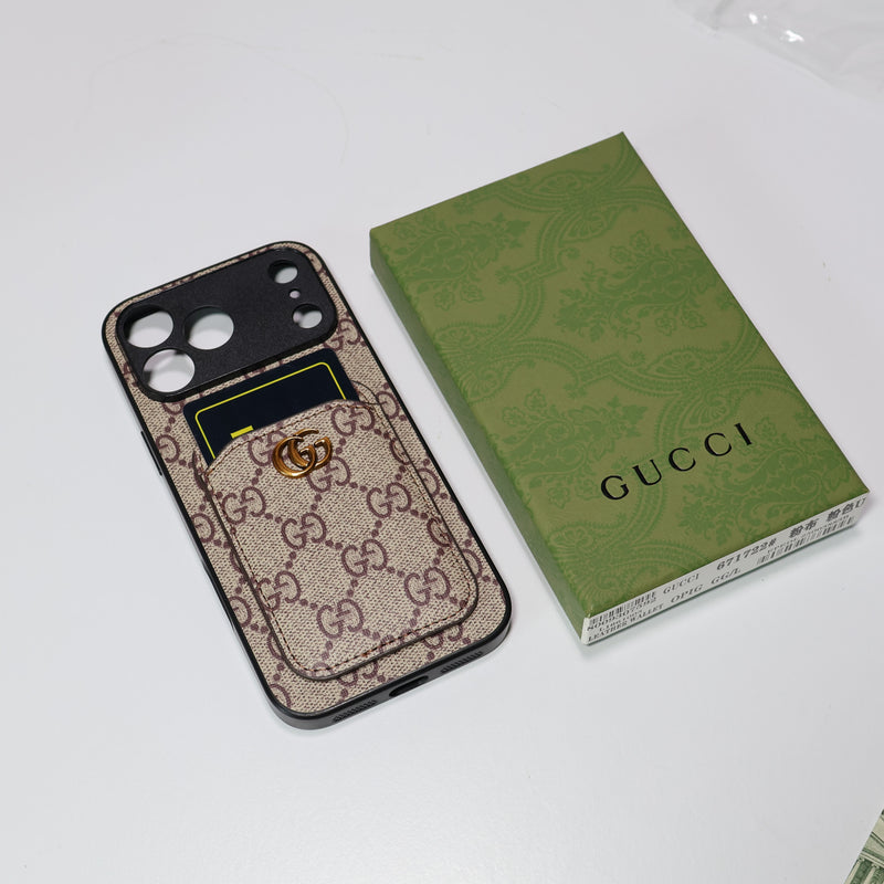 GG Phone Case With Card Holder for 17 series photo 3
