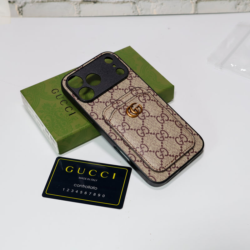 GG Phone Case With Card Holder for 17 series photo 2