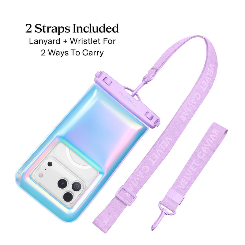 Lavender Holo Waterproof Floating Phone Pouch photo 4
