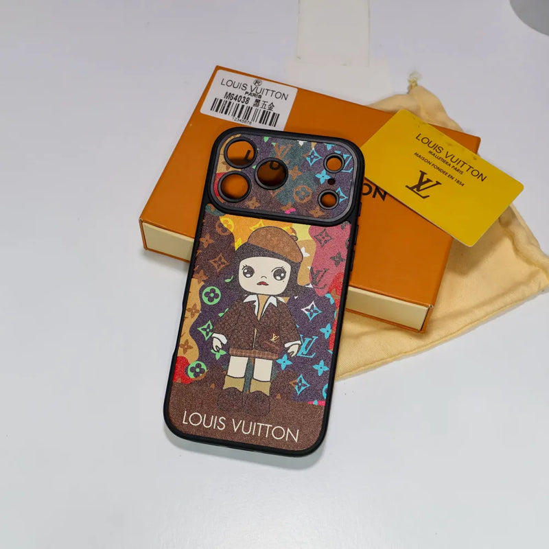 LV iPhone Case Anime Style for 13-17 / Pro / Pro Max