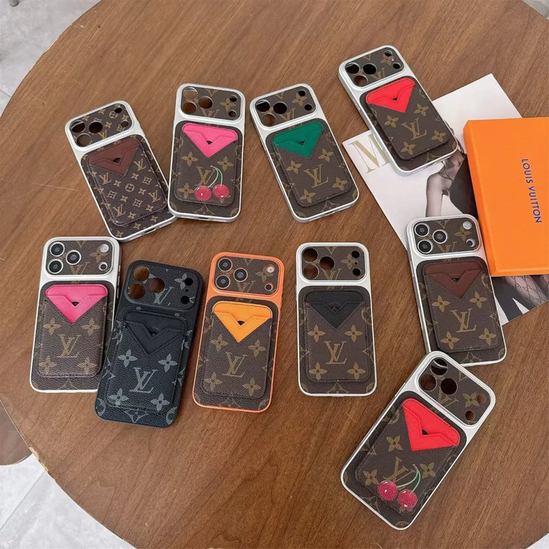 Magnet Card Holder LV Phone Case for iPhone 13-17 / Pro / Pro Max / Plus / Air photo 2