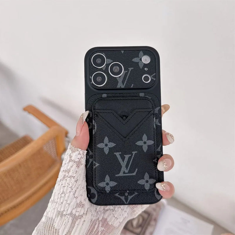 Magnet Card Holder LV Phone Case for iPhone 13-17 / Pro / Pro Max / Plus / Air photo 5