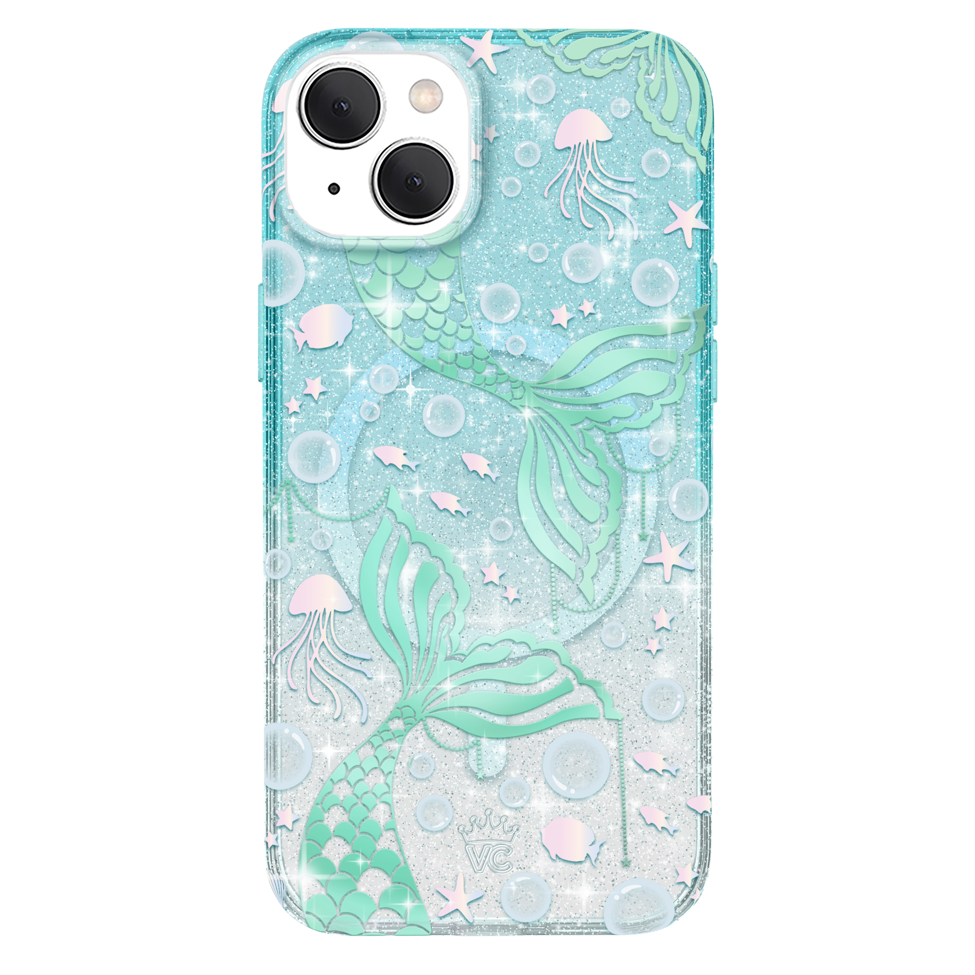 Mermaid Glitter Holo iPhone Case