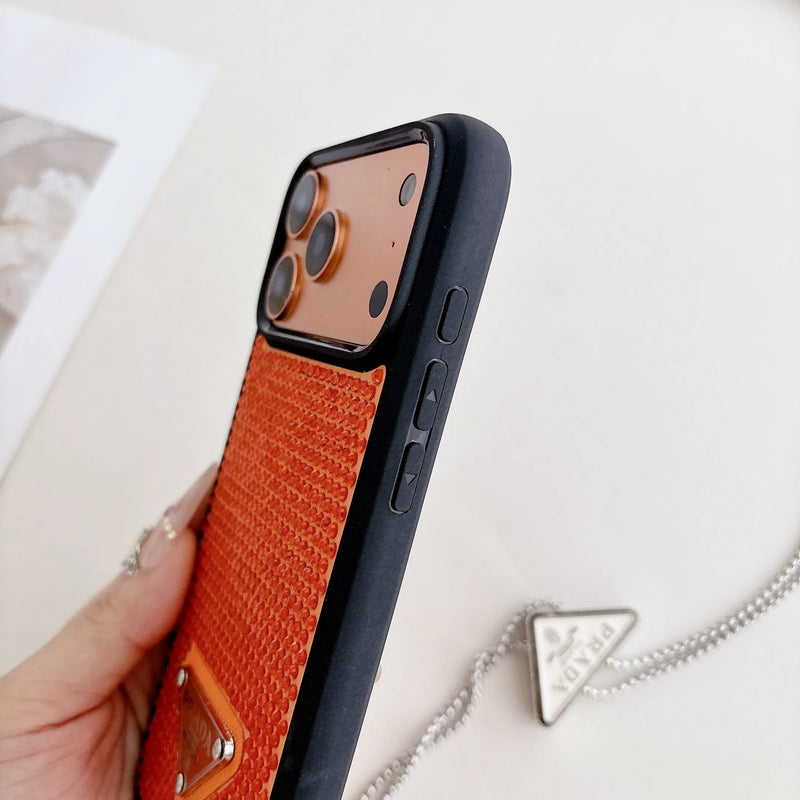 Prada Phone Case on Chain iPhone 12-17 / Pro / Pro Max / Plus / Air