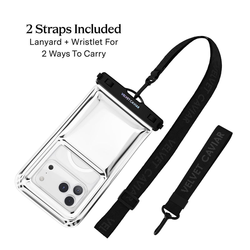 Silver Holo Waterproof Floating Phone Pouch photo 4