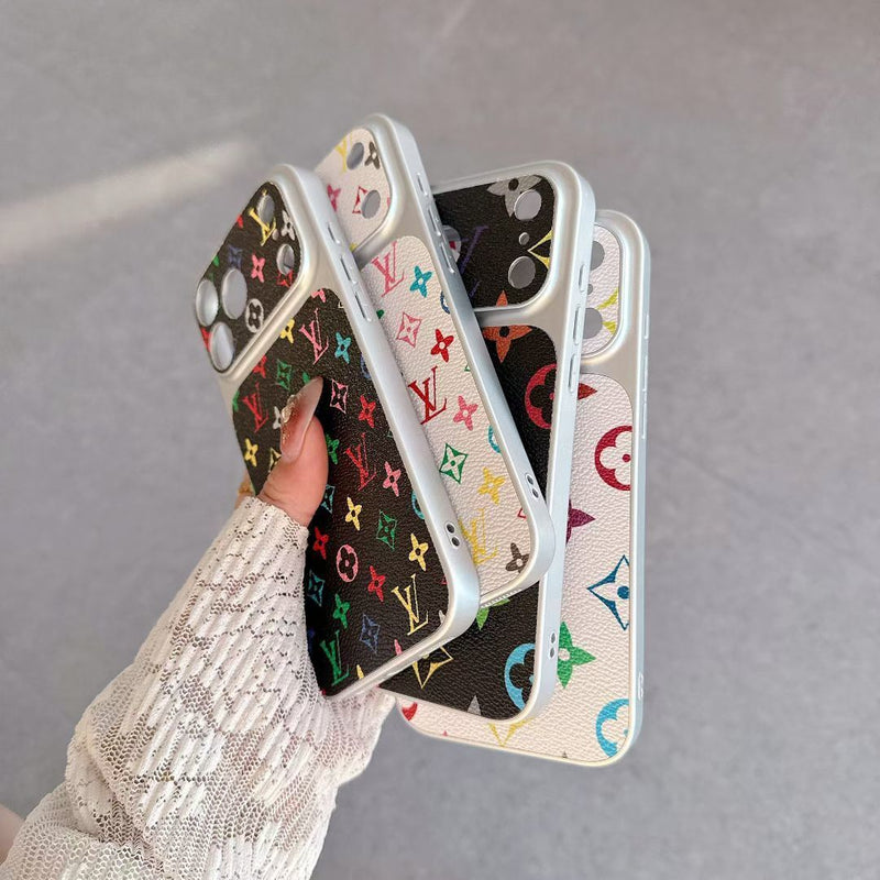 Multicolor Monogram LV-Style Phone Case for iPhone 13-17 / Pro / Pro Max / Plus / Air photo 3