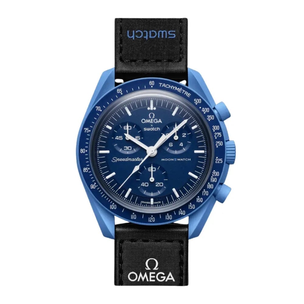 Omega X Swatch Speedmaster Moonswatch "mission to Neptune" Chronograph