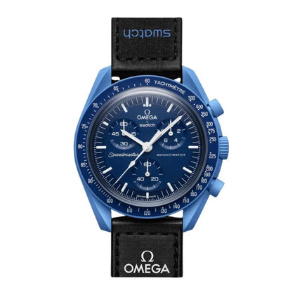 Omega X Swatch Speedmaster Moonswatch "mission to Neptune" Chronograph