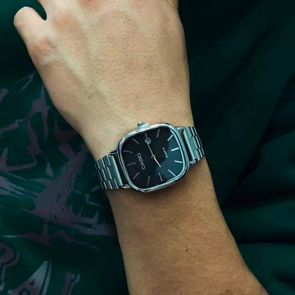 CASIO Luxuriöse 36mm Armbanduhr - Wasserdicht | Edelstahl