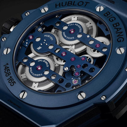Hublot Big Bang MECA-10 Keramik Blau 45mm Herrenchronograph