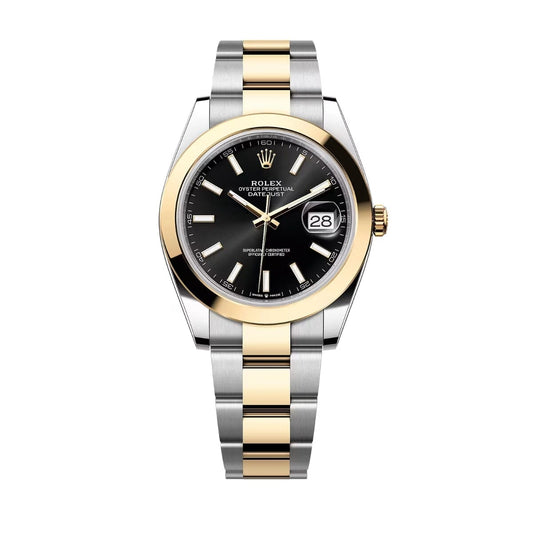 Rolex Datejust Gelbgold Schwarzes Zifferblatt 126303