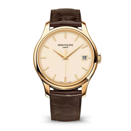 Patek Philippe Calatrava 5227J-001 Gelbgold Mit Elfenbeinfarbenem Zifferblatt