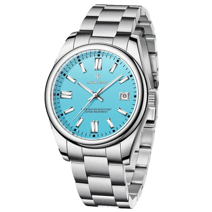 Poedagar Aknight 2113 Herren Quarz Armbanduhr - Edelstahl 39mm